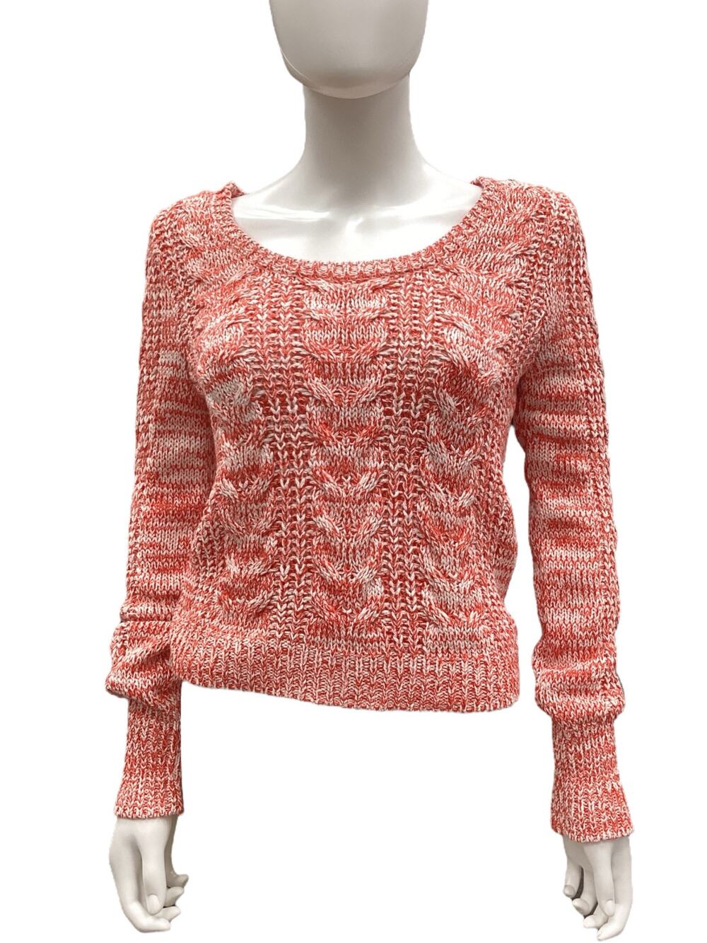 Free People Women’s Sweater Size S Red And White Knit